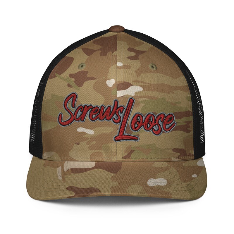 Screws Loose Closed-back Trucker Hat