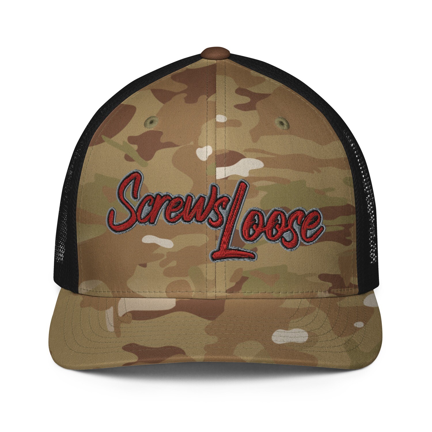 Screws Loose Closed-back Trucker Hat