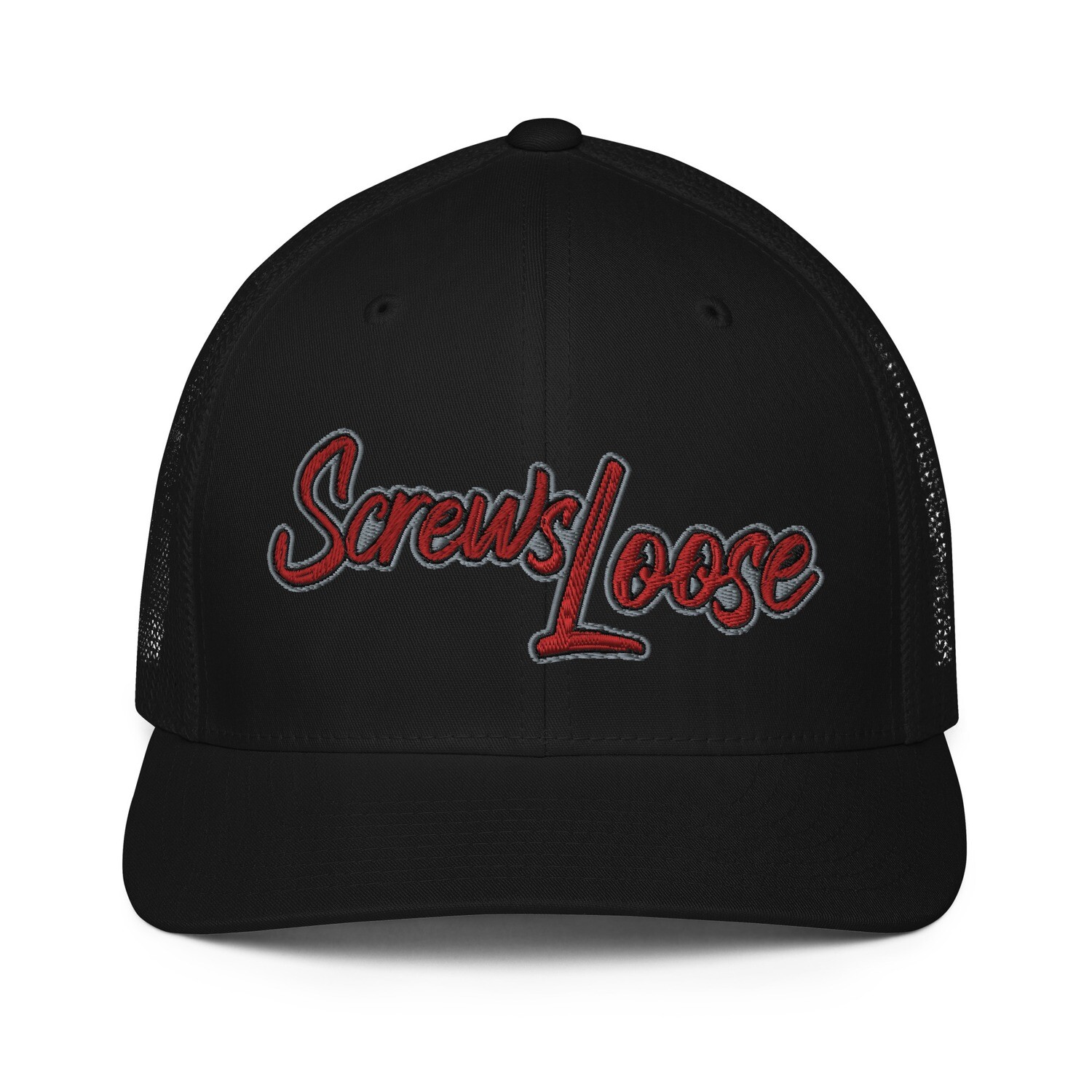 Screws Loose Closed-back Trucker Hat