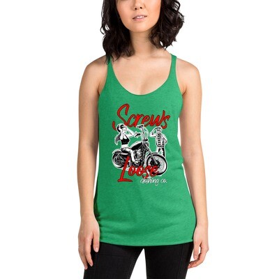 Skully Got A Girl Ladies Racerback Tank