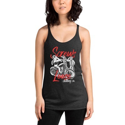 Skully Got A Girl Ladies Racerback Tank