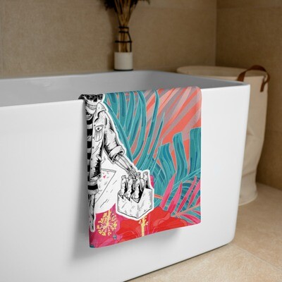 Skully's Poolside Beer Joint Towel