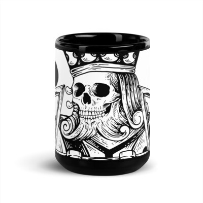 Chopper King Black Glossy Mug