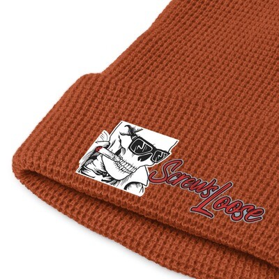 Smokin' Skully Waffle Beanie