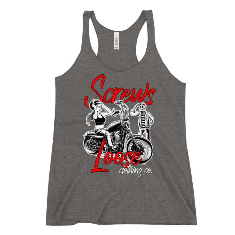 Skully Got a Girl Women&#39;s Racerback Tank