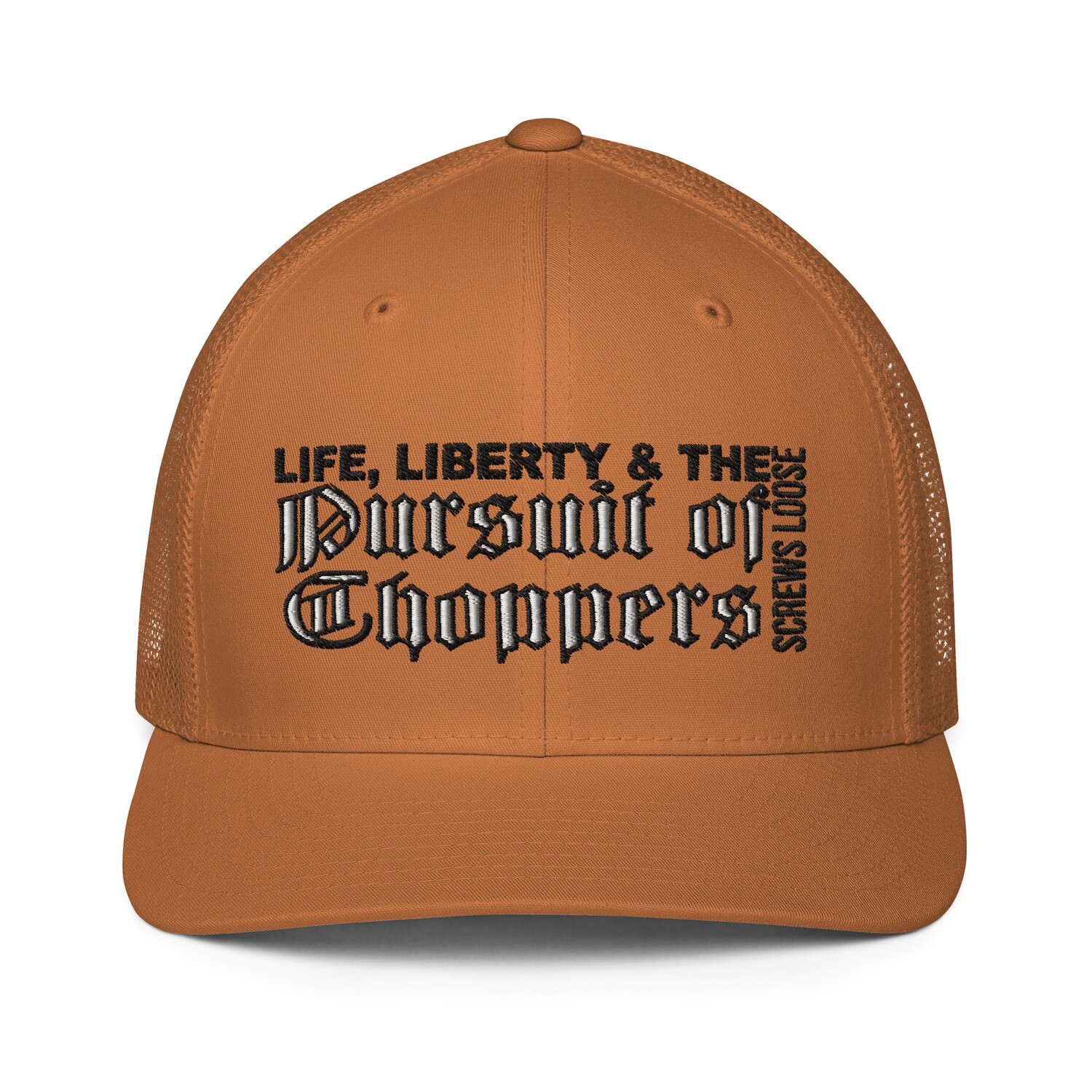 Life, Liberty &amp; the Pursuit of Choppers Closed-Back Trucker Cap