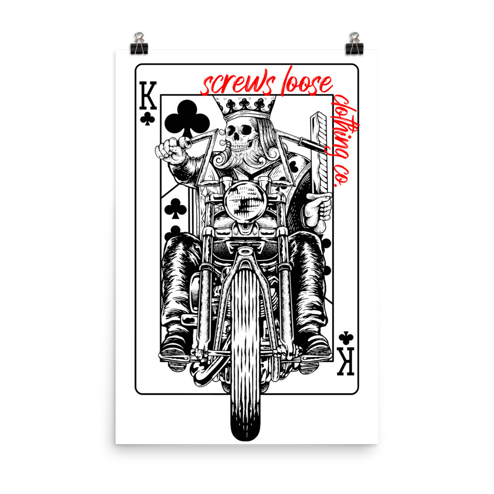 Chopper King Matter Paper Poster