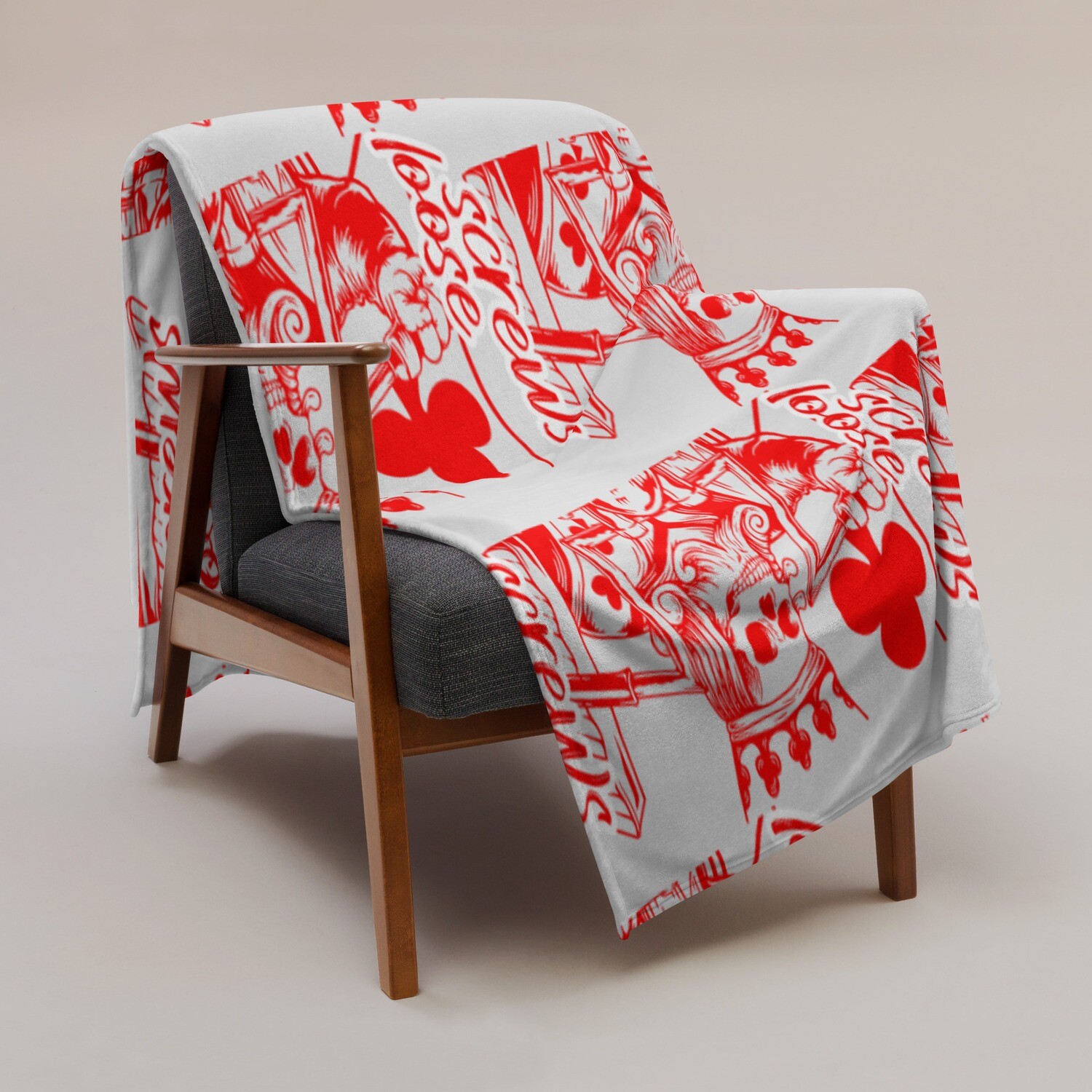Chopper King Throw Blanket