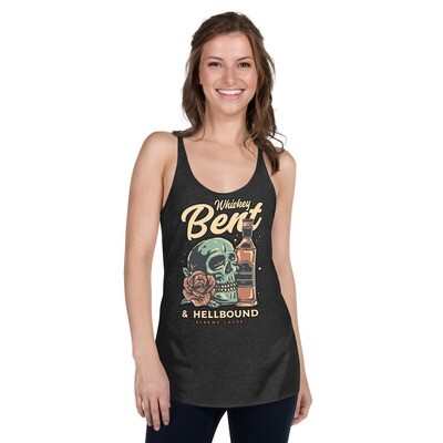 Whis key  Bent &amp; Hellbound Ladies Racerback Tank