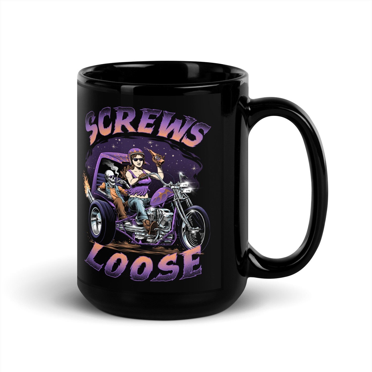 Trike Time Black Glossy Mug