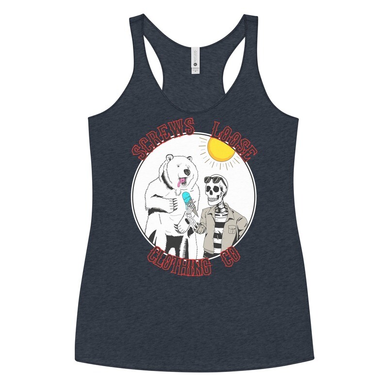 Feed The Beast Ladies Racerback Tank