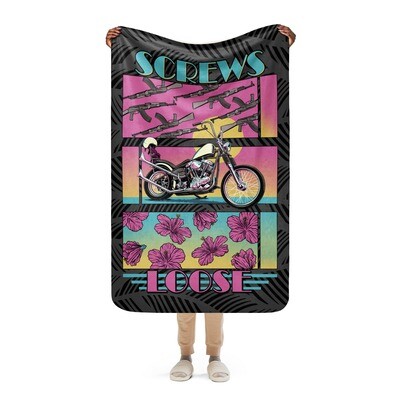 Sunset Cruise Sherpa Blanket