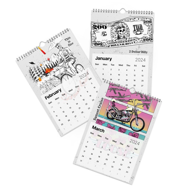 Screws Loose Wall Calendar (2024)