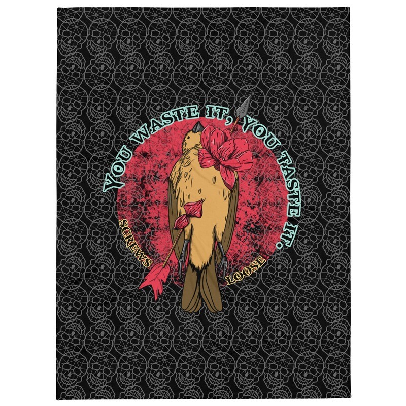 Waste It Throw Blanket