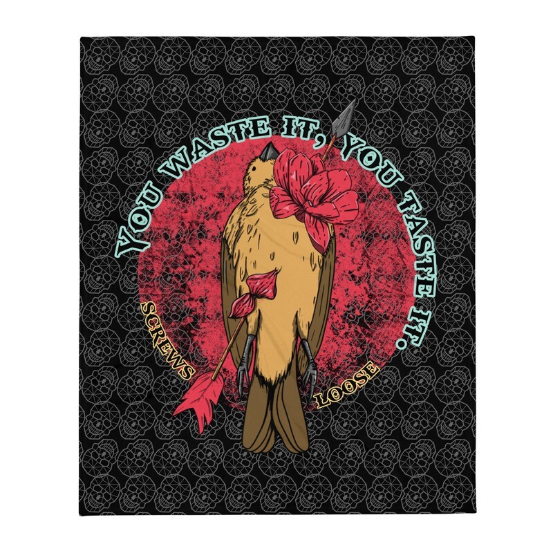 Waste It Throw Blanket