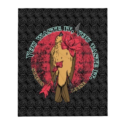 Waste It Throw Blanket
