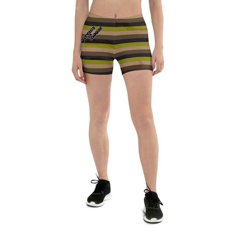 Screws Loose Earthy Yoga Shorts