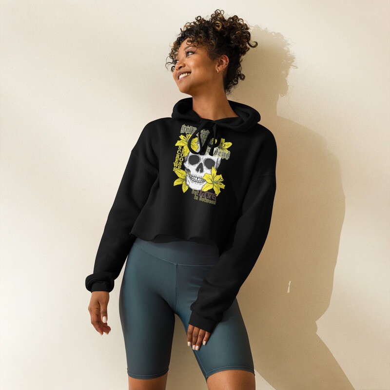Get Dead Women's Cropped Hoodie