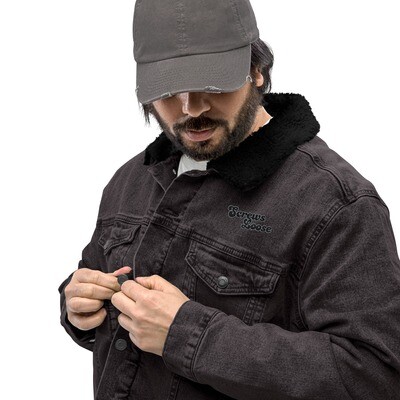 Screws Loose Unisex Denim Sherpa Jacket