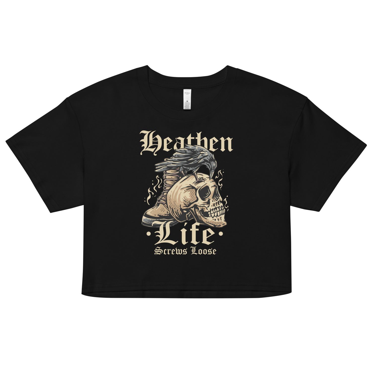 Heathen Life Crop Tee