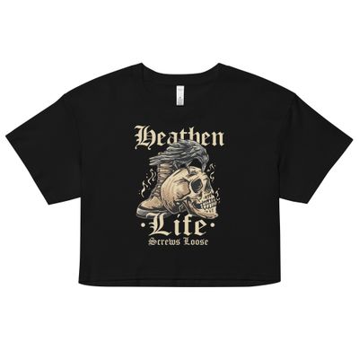 Heathen Life Crop Tee