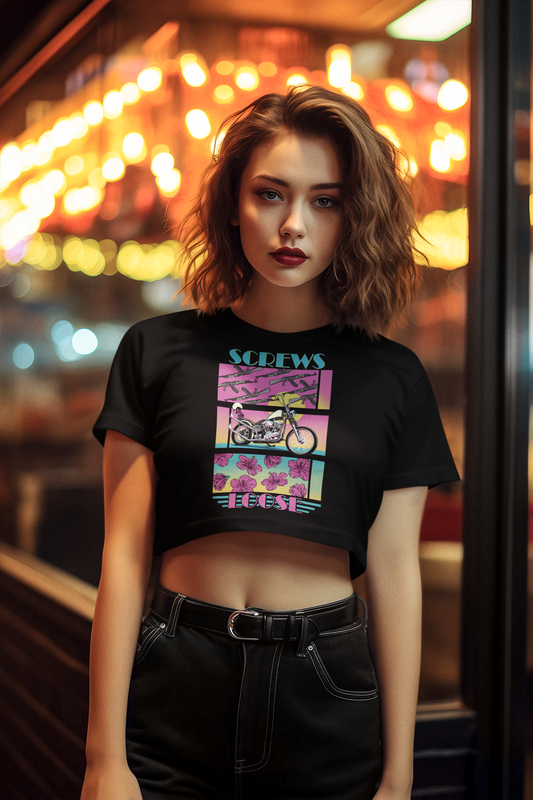 Sunset Cruise Crop Tee