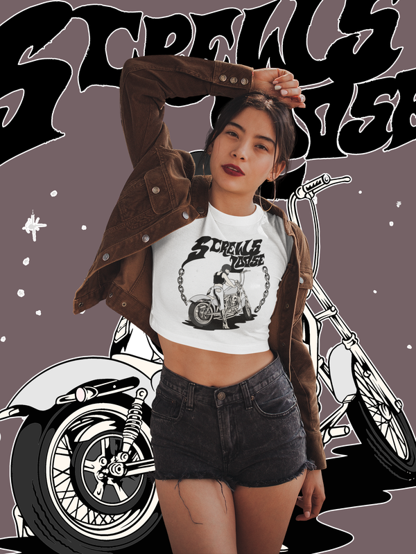 Night Rider Crop Tee