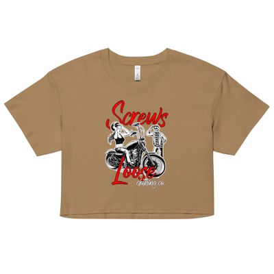 Skully Got A Girl Crop Tee