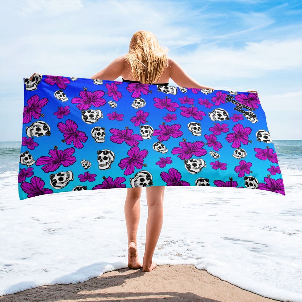 Long Live Hibiscus Towel