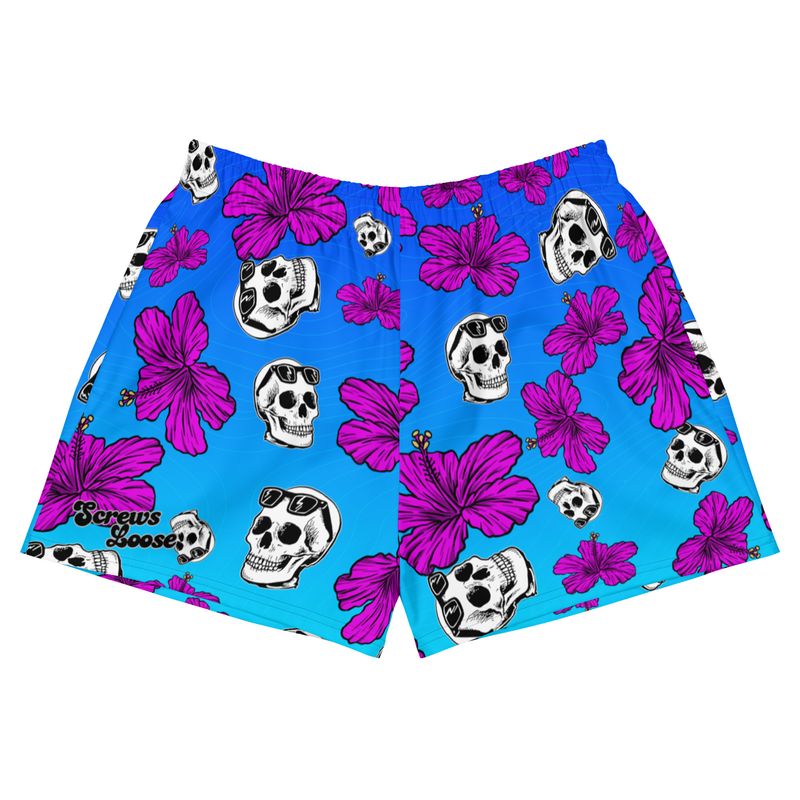 Long Live Hibiscus Women’s Athletic Shorts