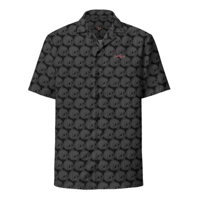 Skulls-a-Plenty Hawaiian Button Up Shirt