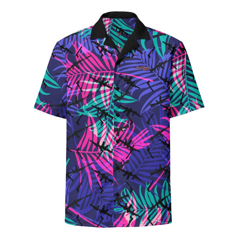 Beach Operator Hawaiian Button Up Shirt