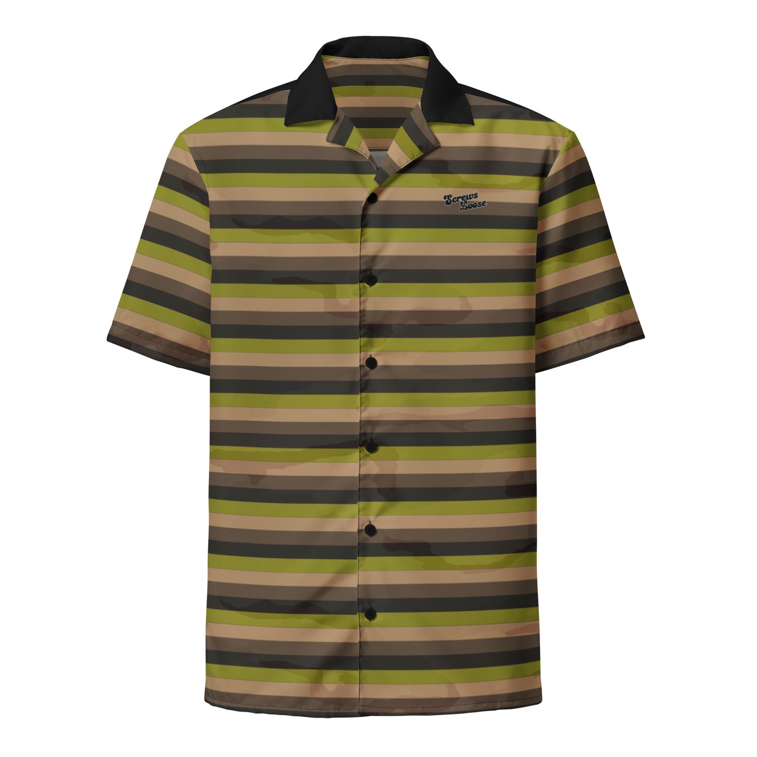 Earthy Hawaiian Button Up Shirt