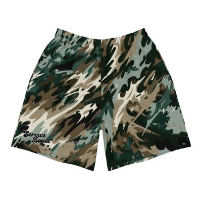 Bone Shatter Camo - Black Gym &amp; Swim Shorts