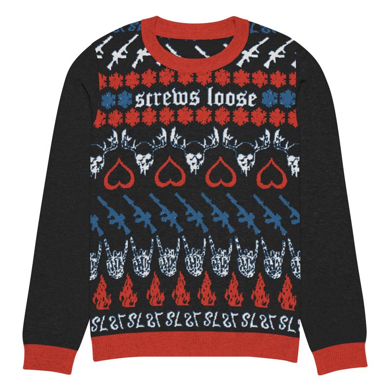 Screws Loose Knitted Xmas Sweater