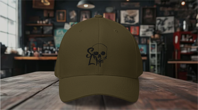 Bleeding Skull Structured Flexfit Hat