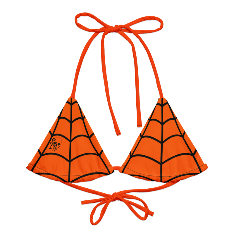 Caught in the Web String Bikini Top