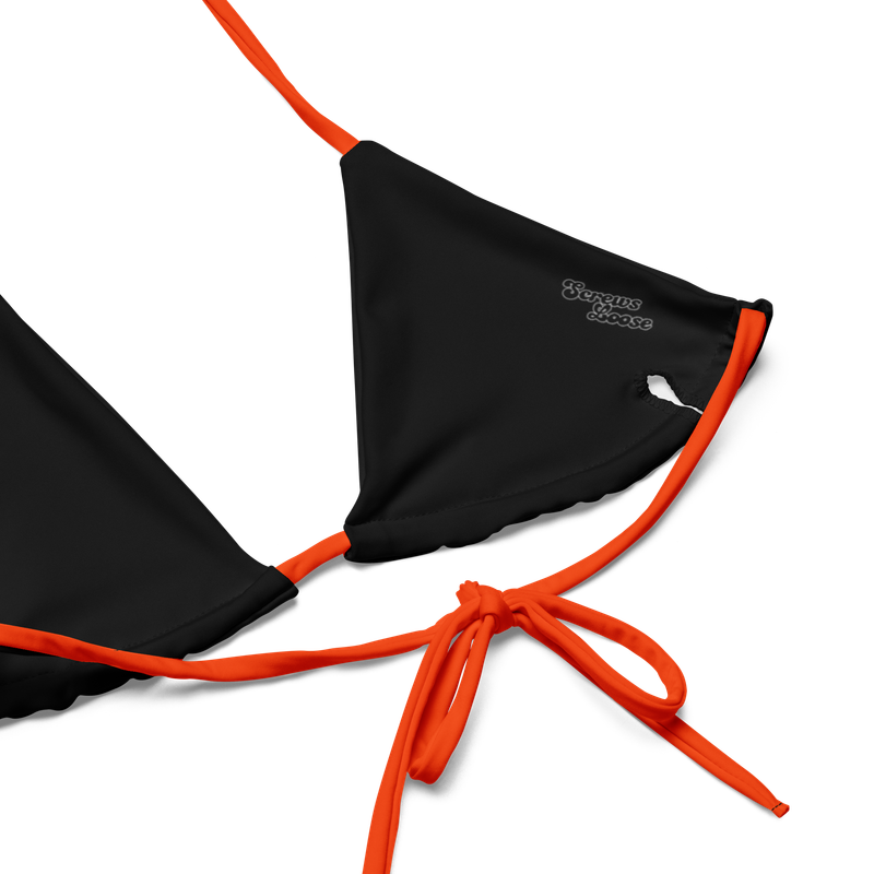 Caught in the Web String Bikini Top