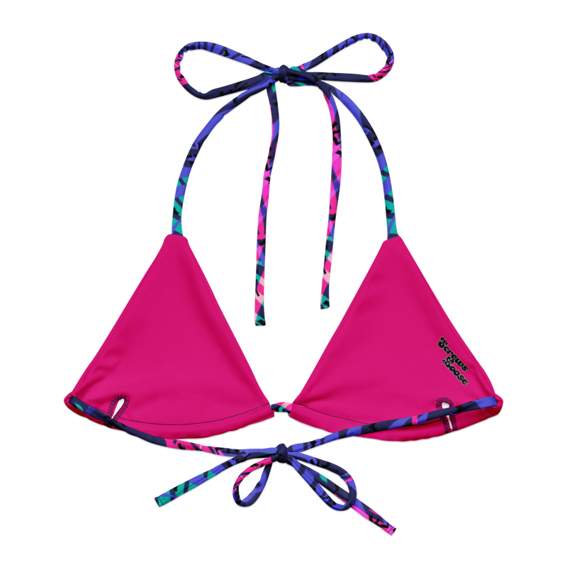 Beach Operator String Bikini Top