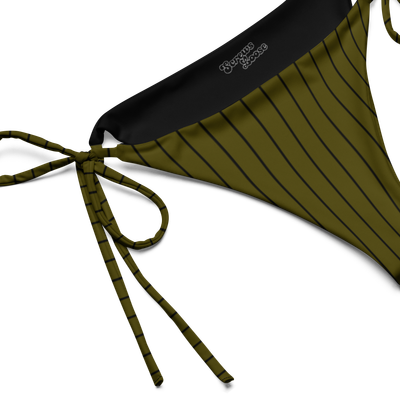 Xtra Olive String Bikini Bottom