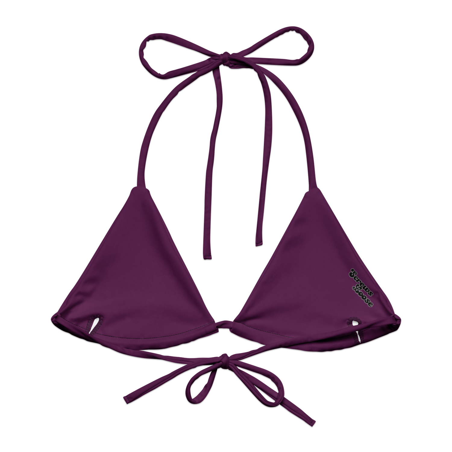 Classic Gangster String Bikini Top