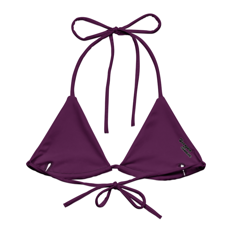 Classic Gangster String Bikini Top