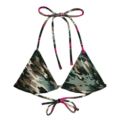 Bone Shatter Camo - String Bikini Top