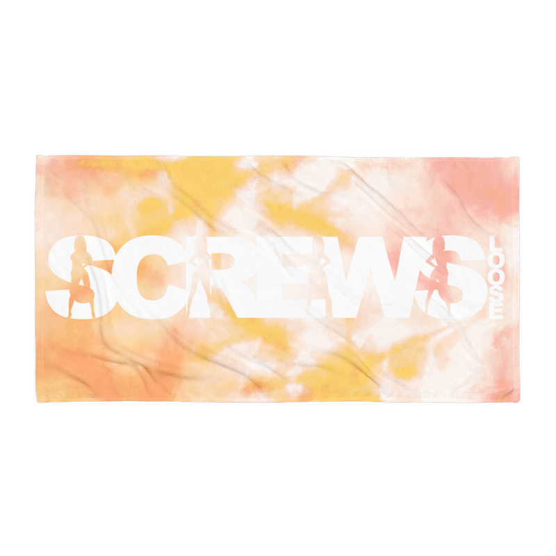 Screws Loose Silhouette Towel