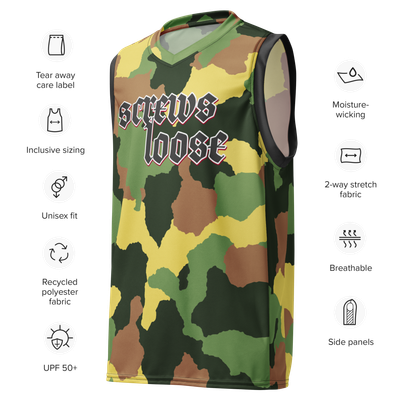 Can't See Me Basketball Jersey