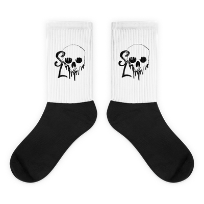 Bleeding Skull Socks