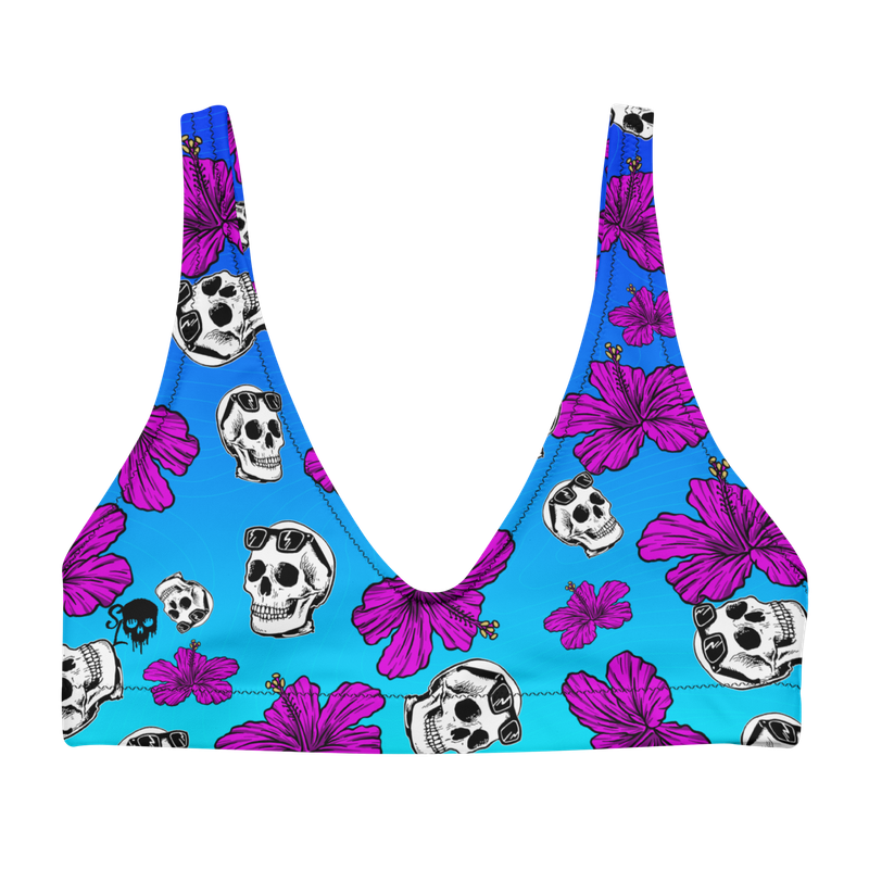 Long Live Hibiscus Padded Bikini Top
