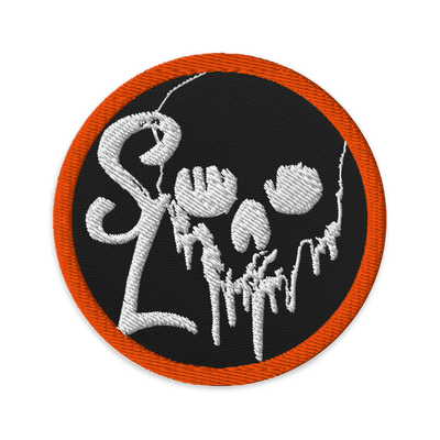 Bleeding Skull Embroidered Patche