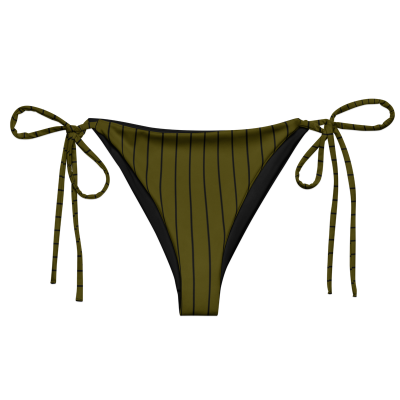 Xtra Olive String Bikini Bottom