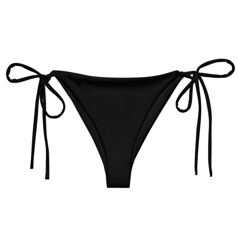 Classic Black String Bikini Bottom